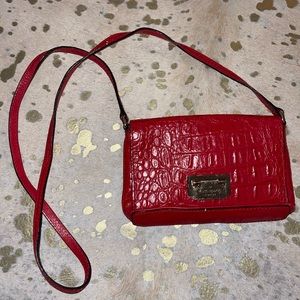Red crossbody